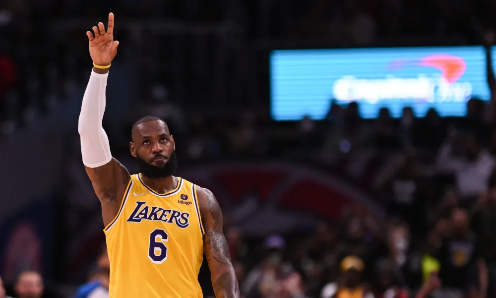 Lbron James avec les Lakers 