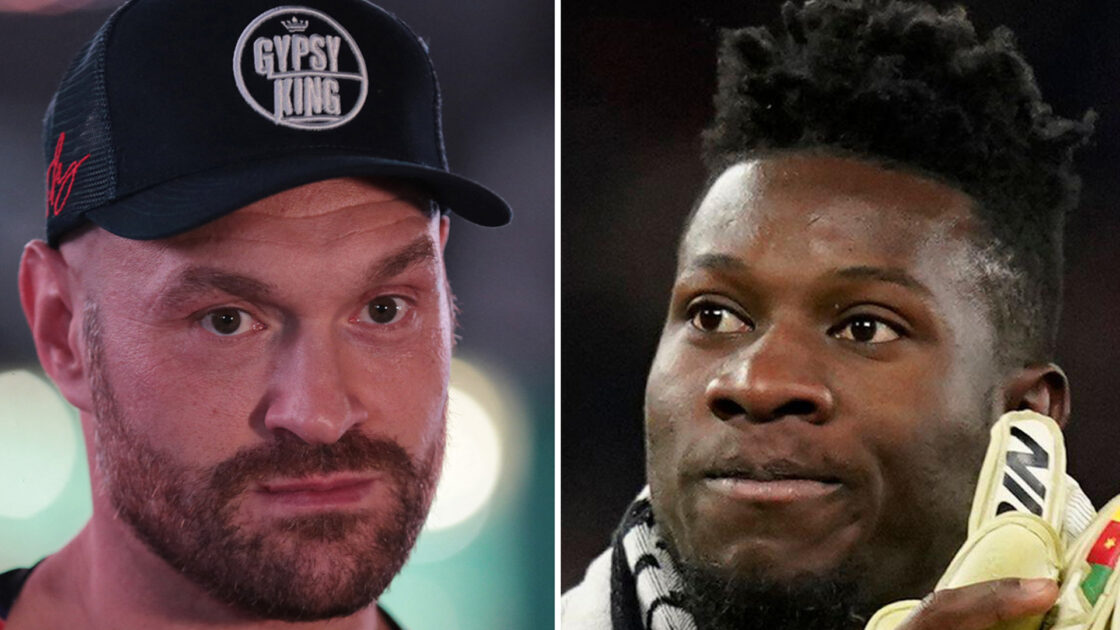 Le champion de boxe et fan de Manchester United, Tyson Fury, a félicité Andre Onana