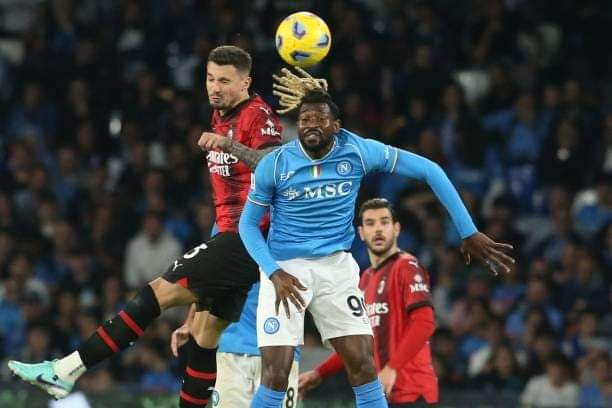  Le milieu de terrain camerounais est entré sur le terrain à la 77ème minute du match Naples – Milan.