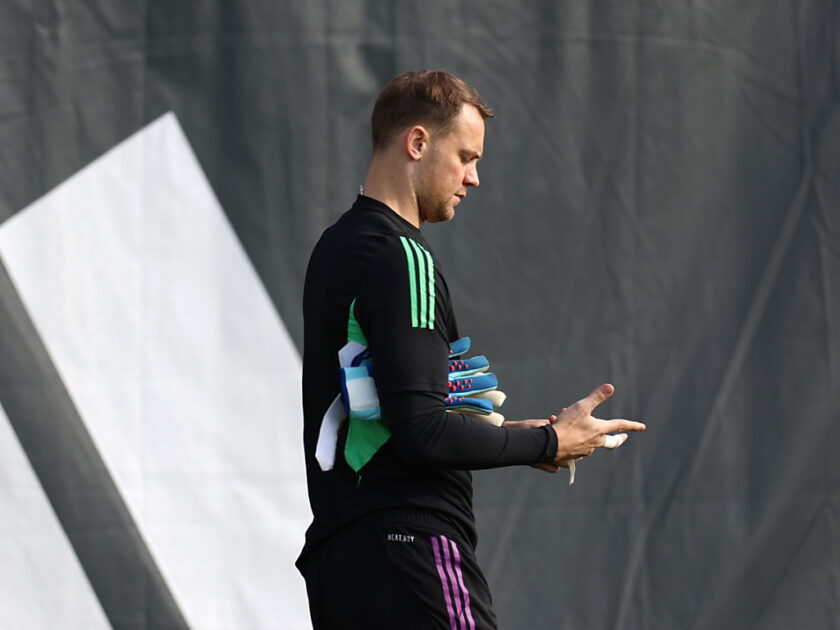 manuel neuer a repris lentrainement cette semaine