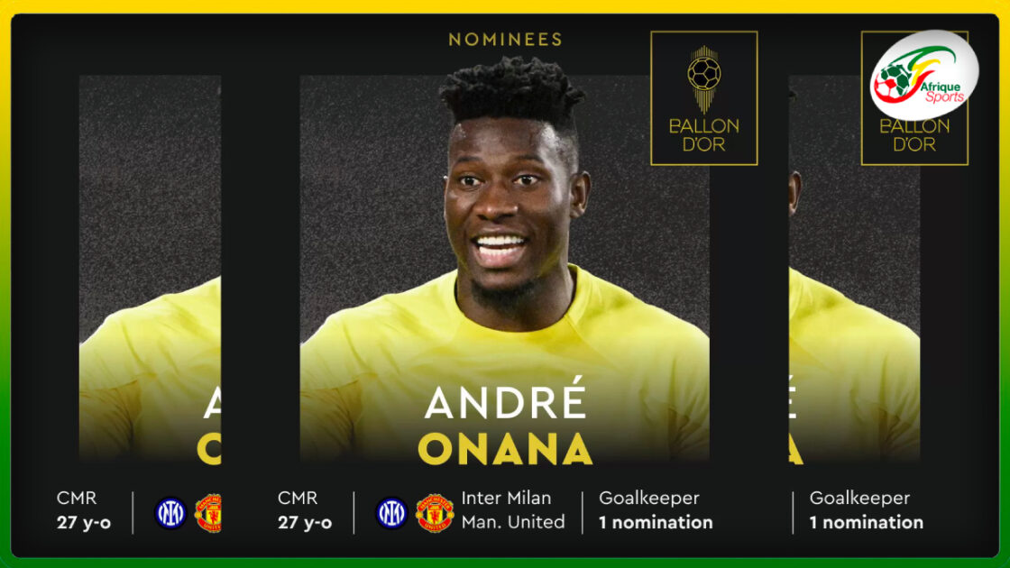 Les fans n’en reviennent pas du classement d’Andre Onana au Ballon d’Or