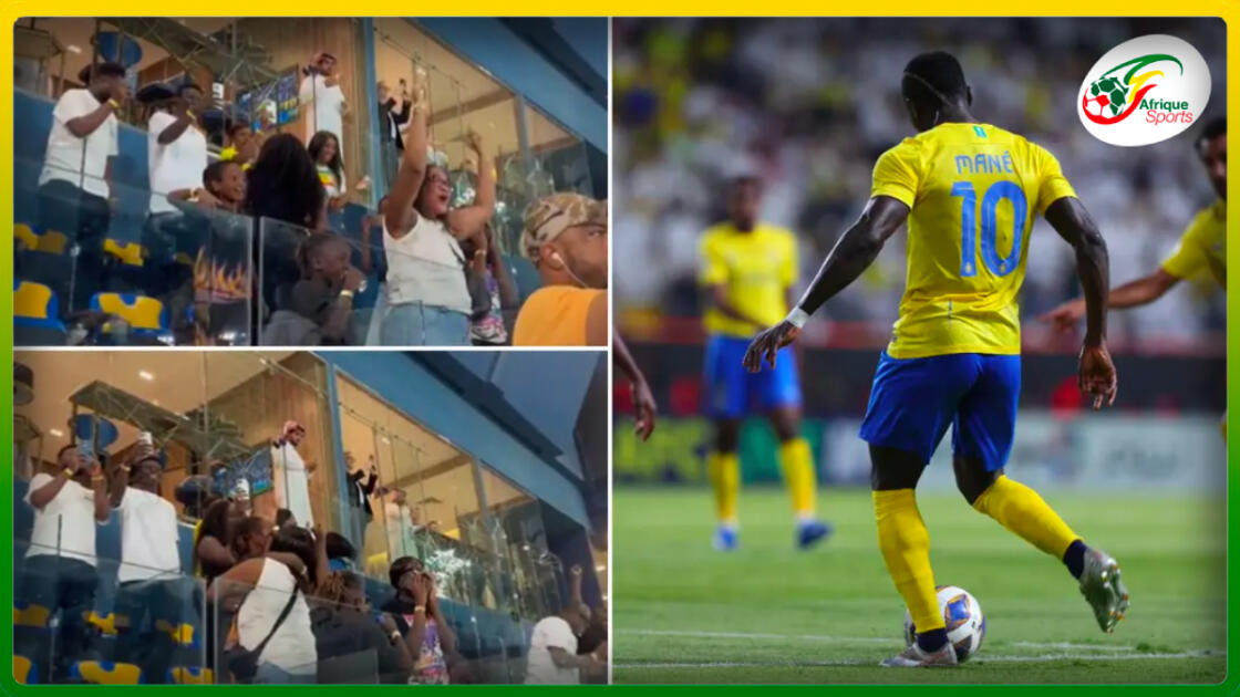 La famille de Sadio Mane encourage l’ailier après son premier but en ACL lors de la victoire d’Al Nassr (Vidéo)