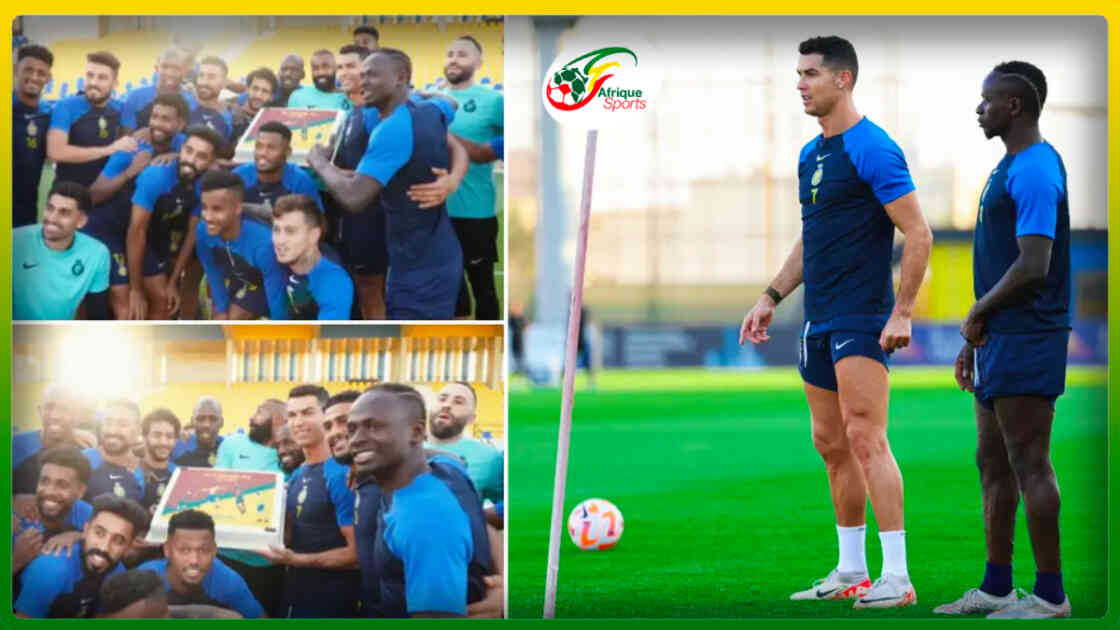 Sadio Mane fait une « drôle de blague » alors que ses coéquipiers d’Al Nassr célèbrent les 40 buts de Ronaldo
