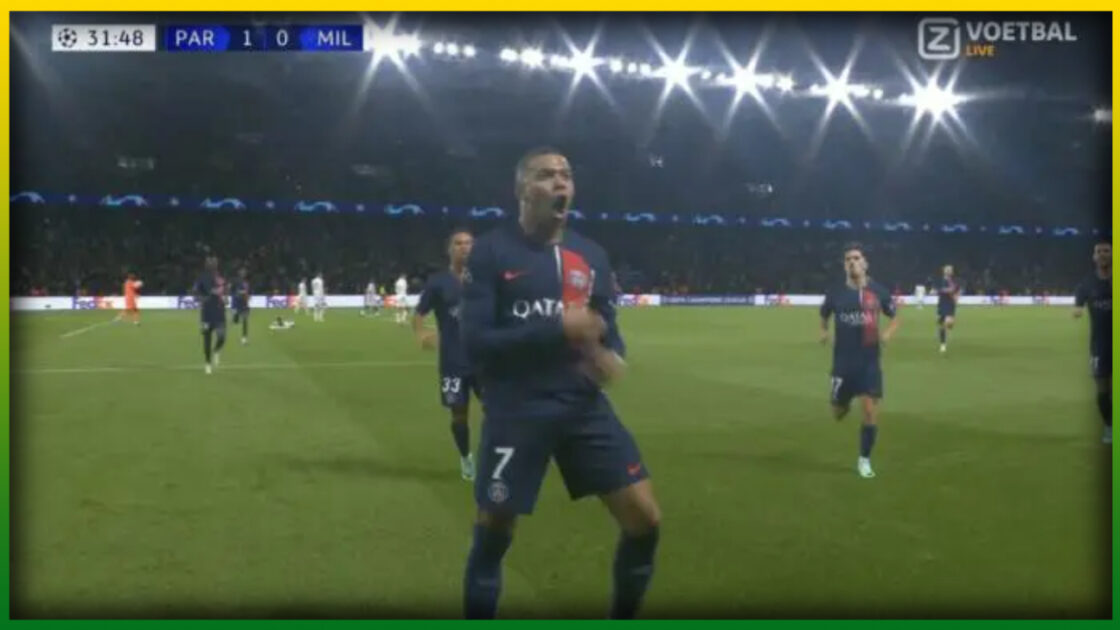 VIDÉO : Kylian Mbappé humilie Krunic et marque un somptueux but contre le Milan AC