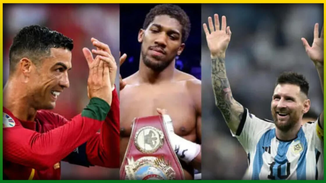 GOAT : Cristiano Ronaldo ou Lionel Messi ? Anthony Joshua, boxeur britannique a tranché