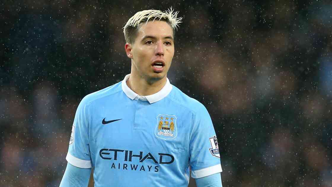 Samir Nasri sous les couleurs de Manchester City