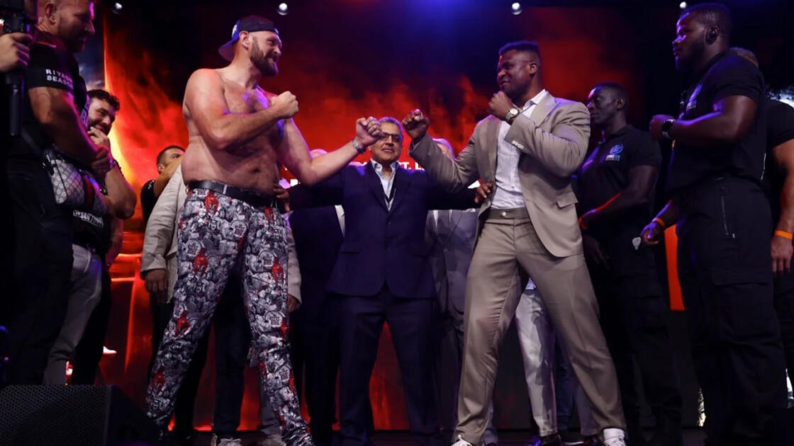 Tyson Fury prévient Ngannou : "Si tu touches mon menton et je tombe, tu découvriras…"