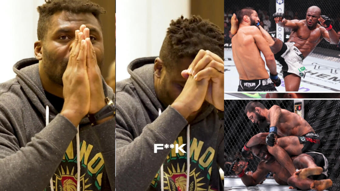 UFC 294 : La réaction troublante de Francis Ngannou devant le combat de Kamaru Usman (VIDÉO)