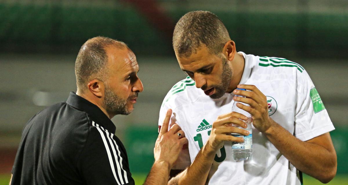 Belmadi vole au secours de Slimani, « Qu’on l’apprécie ou non, ses statistiques parlent pour lui »