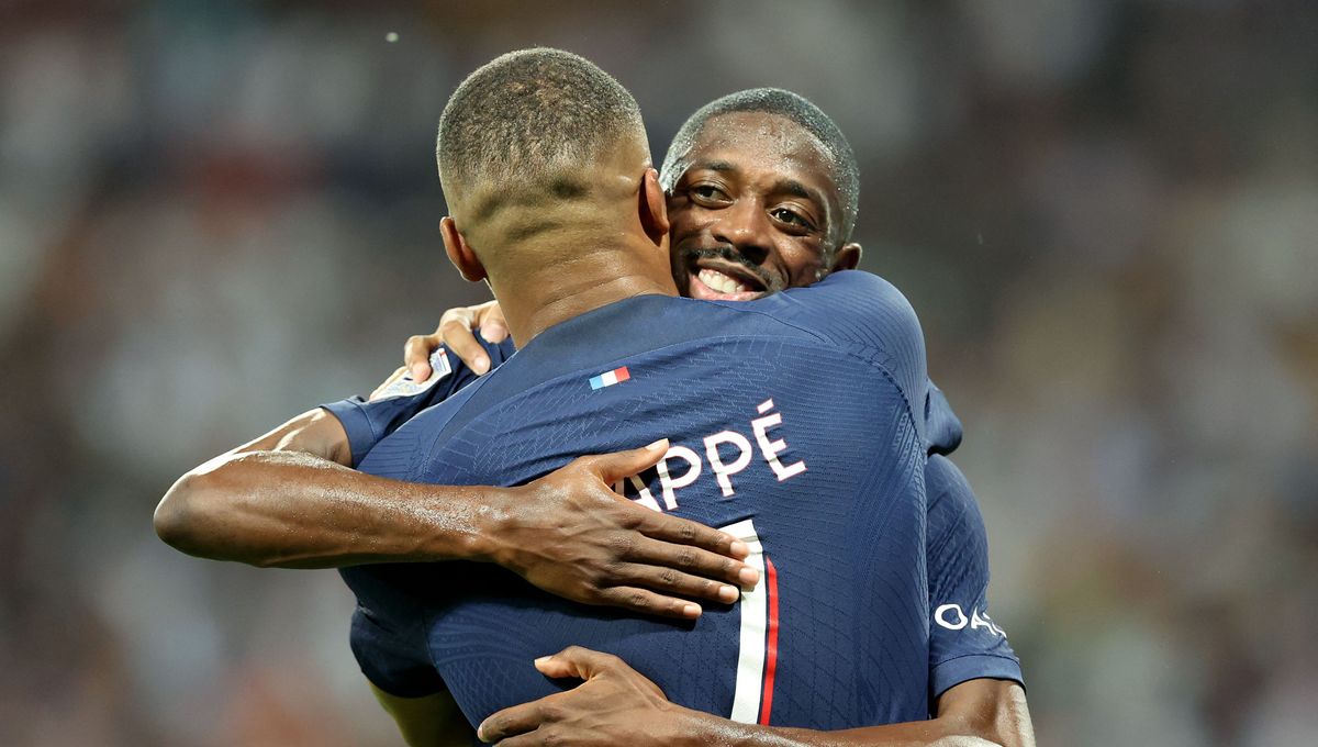 VIDEO : Le PSG prend l’avantage face à l’OL grâce à un but de Dembélé de la tête