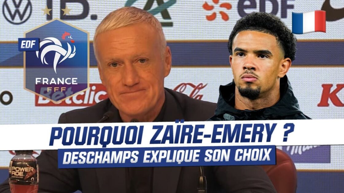 Deschamps justifie la sélection de Zaïre-Emery : « Il est là avec nous parce qu’il… »