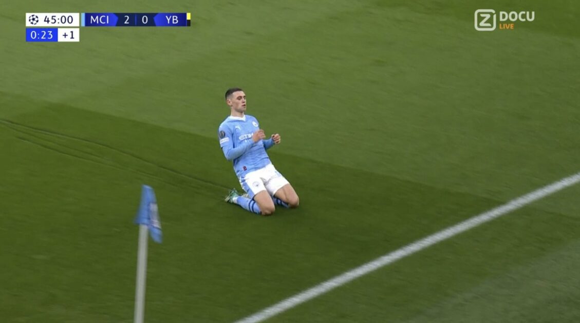 VIDÉO : Phil Foden met Manchester City à l’abri contre Young boys