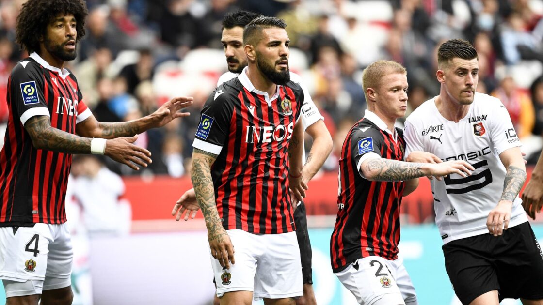 Nice renverse Rennes et prend la tête de la Ligue 1 2 Nice Rennes
