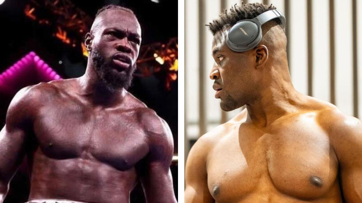 Francis Ngannou Deontay Wilder