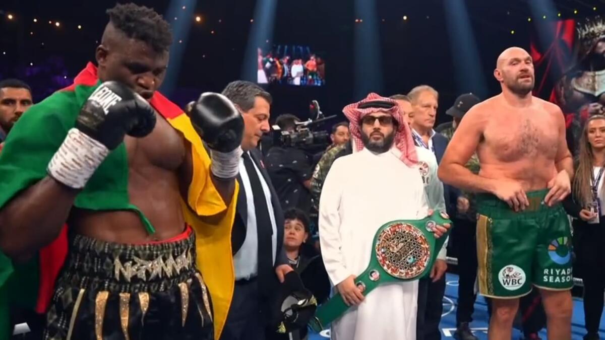 La decision entre Francis Ngannou et Tyson Fury 28 octobre 2023 1736536