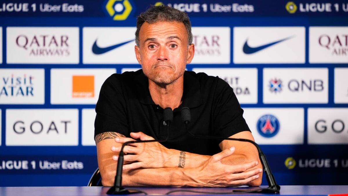 Luis Enrique en conference de presse le 15 septembre 2023 1708610