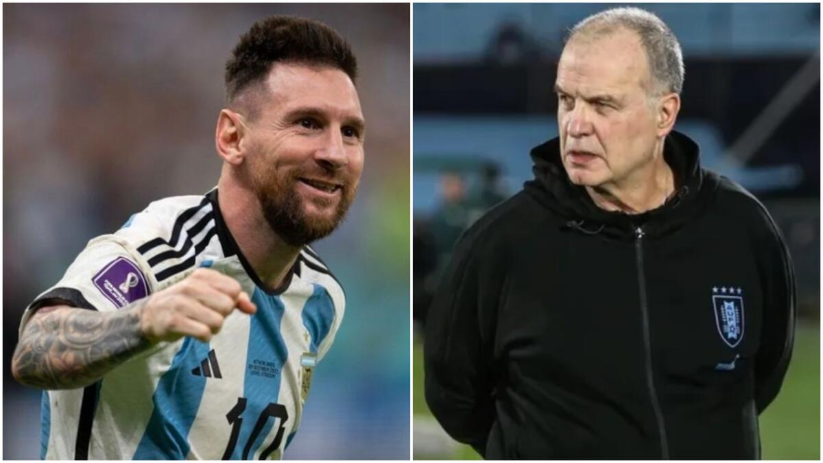 L'émotion de Messi envers Bielsa : "On peut voir sa patte en plus de..." 2 Messi vs Bielsa 1