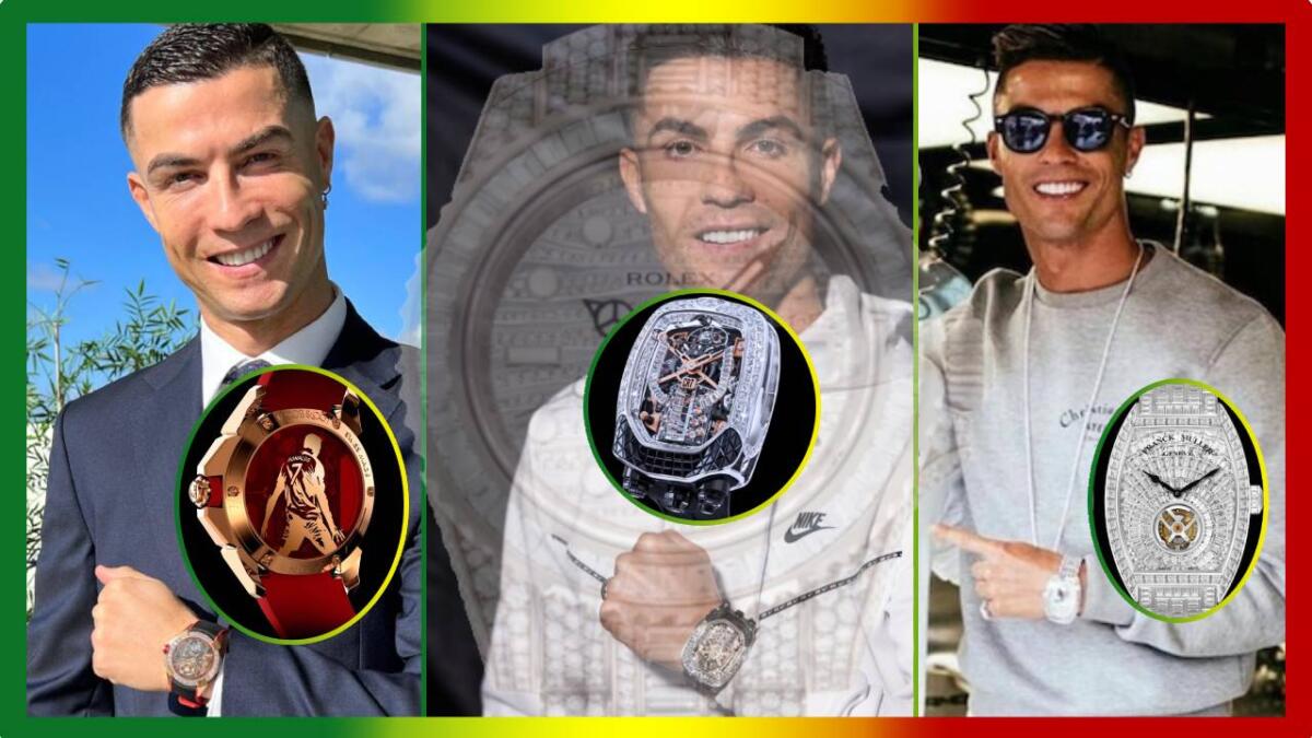 La collection impressionnante des montres de Cristiano Ronaldo à plus de 8 M€  !