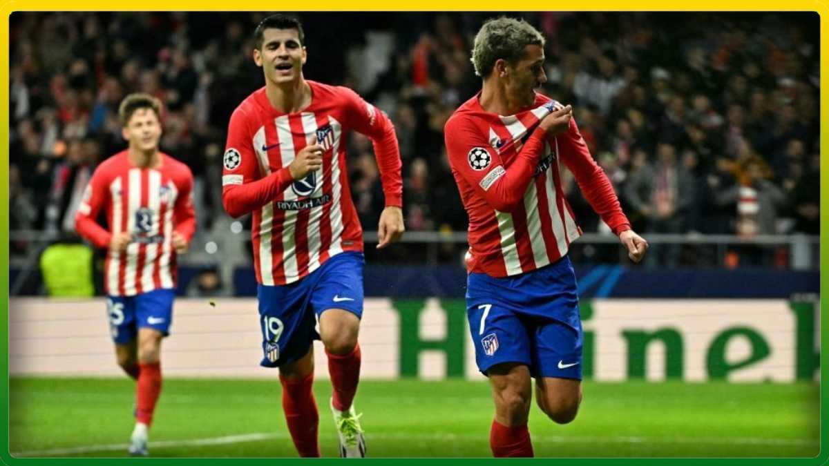 VIDEO : Superbe retourné acrobatique d’Antoine Griezmann, qui inscrit un doublé