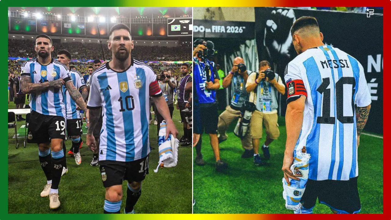 Scandale au Maracana : Messi ordonne aux joueurs d’aller aux vestiaires (VIDEO) !