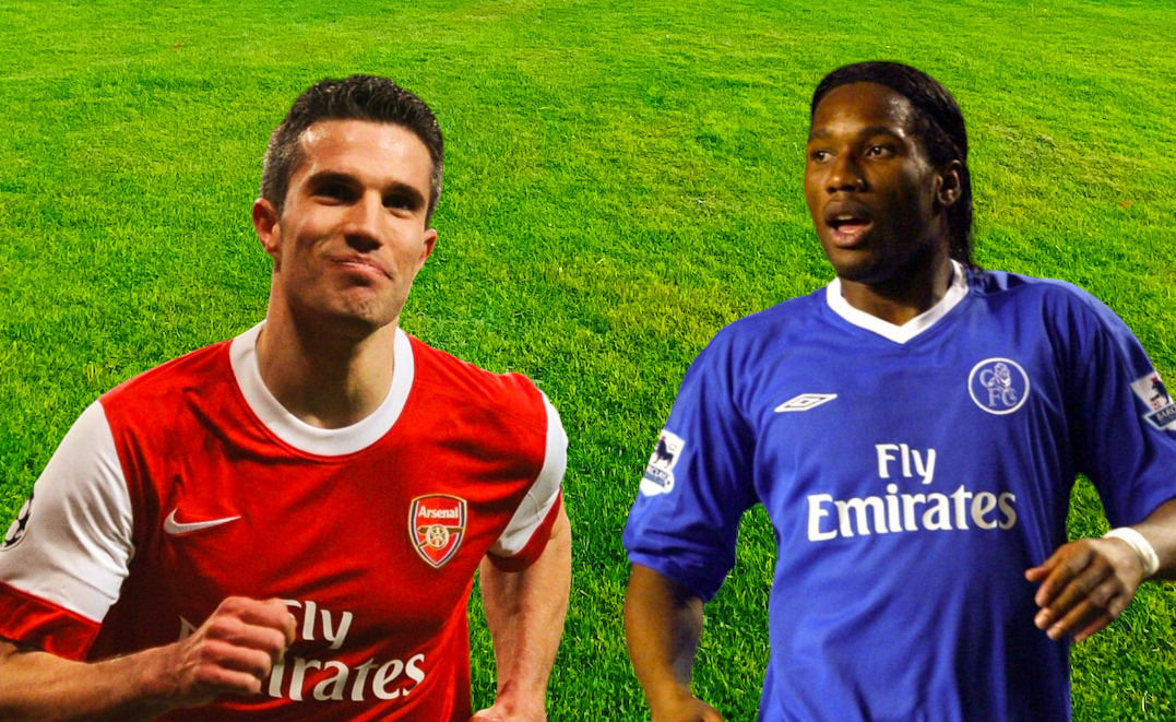 Ils ont tranché en Angleterre entre Drogba et Van Persie : «C’est le meilleur attaquant»