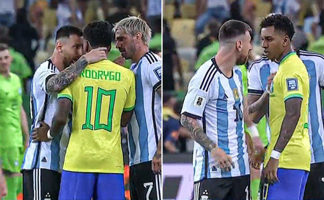 Ça a chauffé entre Messi et Rodrygo, les images deviennent virales !