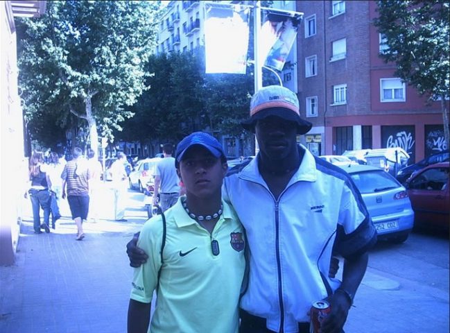 Pourquoi Mario Balotelli a précipitamment quitté le Barça ? 3 Mario Balotelli avec Thiago Alcántara au Barça