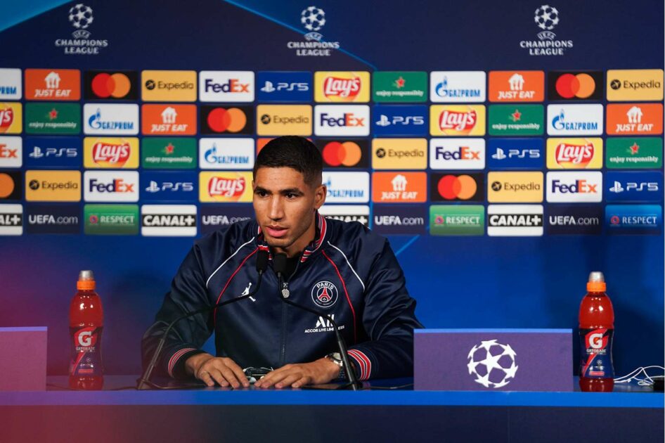 « C’est facile de jouer avec lui », Achraf Hakimi loue le jeu et le soutien d’un coéquipier