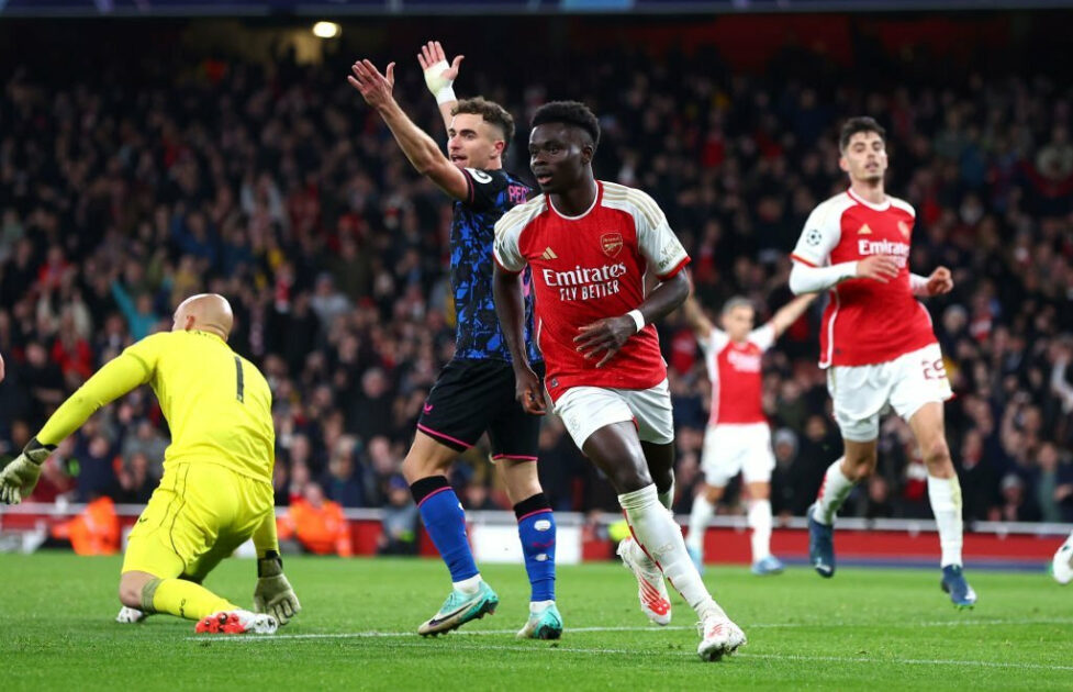 VIDEO : Saka en feu ! Après une passe décisive, l'anglais marque un magnifique but 2 image 1 37
