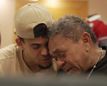 Luis Díaz et son père, une émouvante retrouvaille