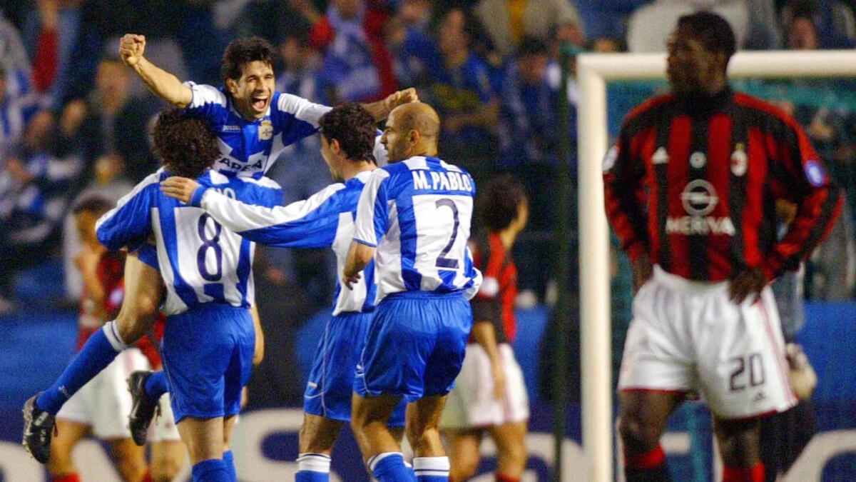 Les remontadas les plus mémorables dans l'histoire du Football ! 4 San Siro 2004 : La grosse surprise du Deportivo