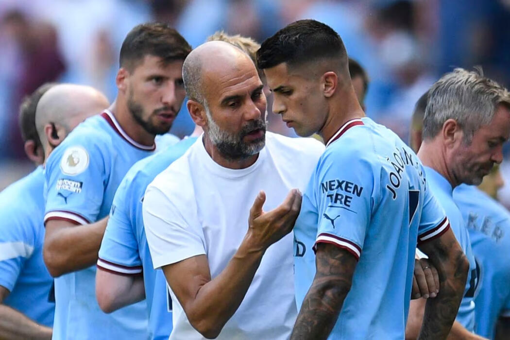 Cancelo et Guardiola