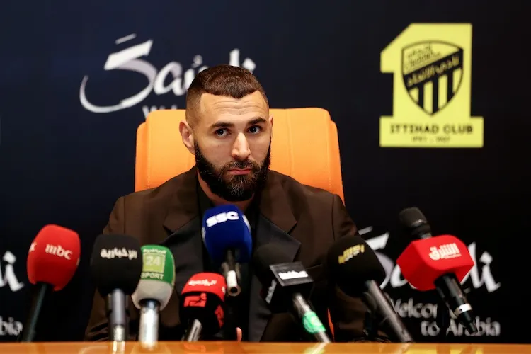 karim benzema official reception at al ittihad