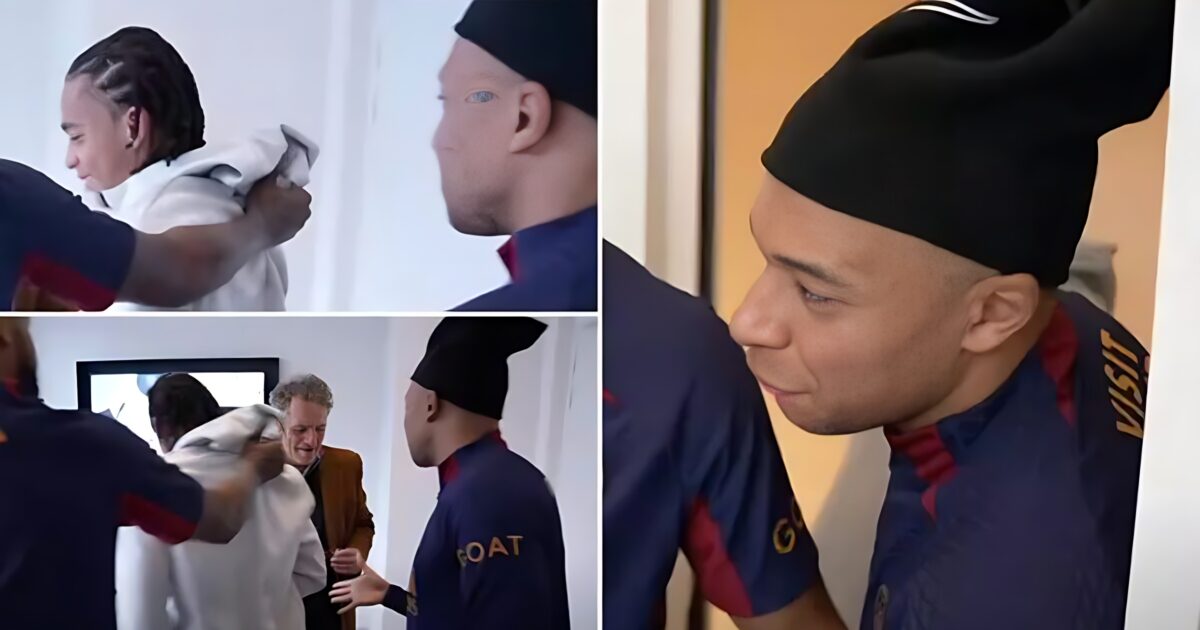  Kylian Mbappé fait irruption dans le bureau du professeur d’Ethan, la vidéo devient virale