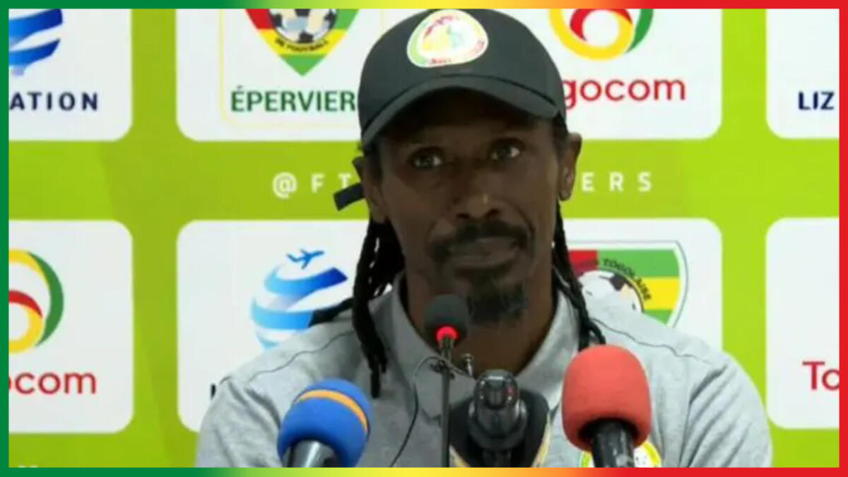 Aliou Cissé après le nul contre le Togo, « Il n’y aura pas beaucoup d’équipes qui vont gagner à Lomé »