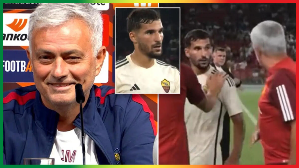 Mourinho s’explique sur la présence d’Aouar sur le banc à Rome