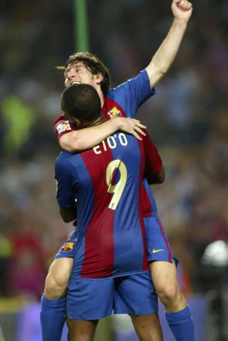 L’énorme confidence d’Eto’o à Patrick Vieira sur Messi refait surface : «Je lui ai dit qu'un jour… » 2 Messi Eto'o