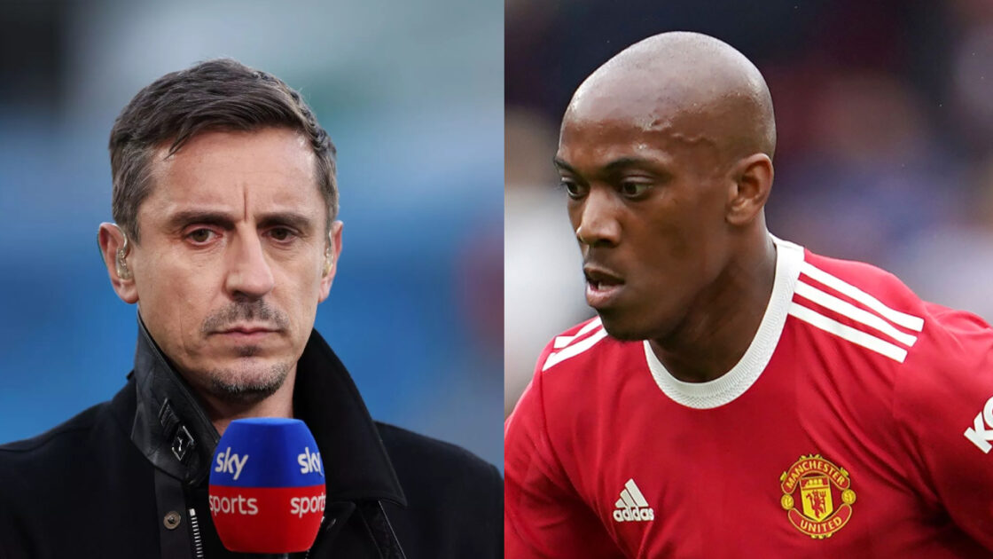 Manchester United : La statistique fainéante d’Anthony Martial qui enrage Garry Neville