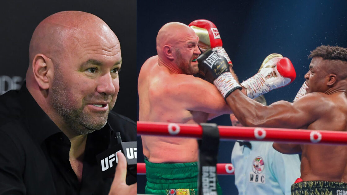 La réaction incroyable de Dana White (président UFC) sur le combat de Francis Ngannou contre Fury