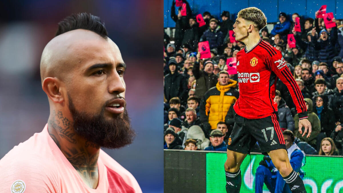 Arturo Vidal épingle Garnacho : « Pourquoi il célèbre comme Cristiano ? Il doit se faire… »