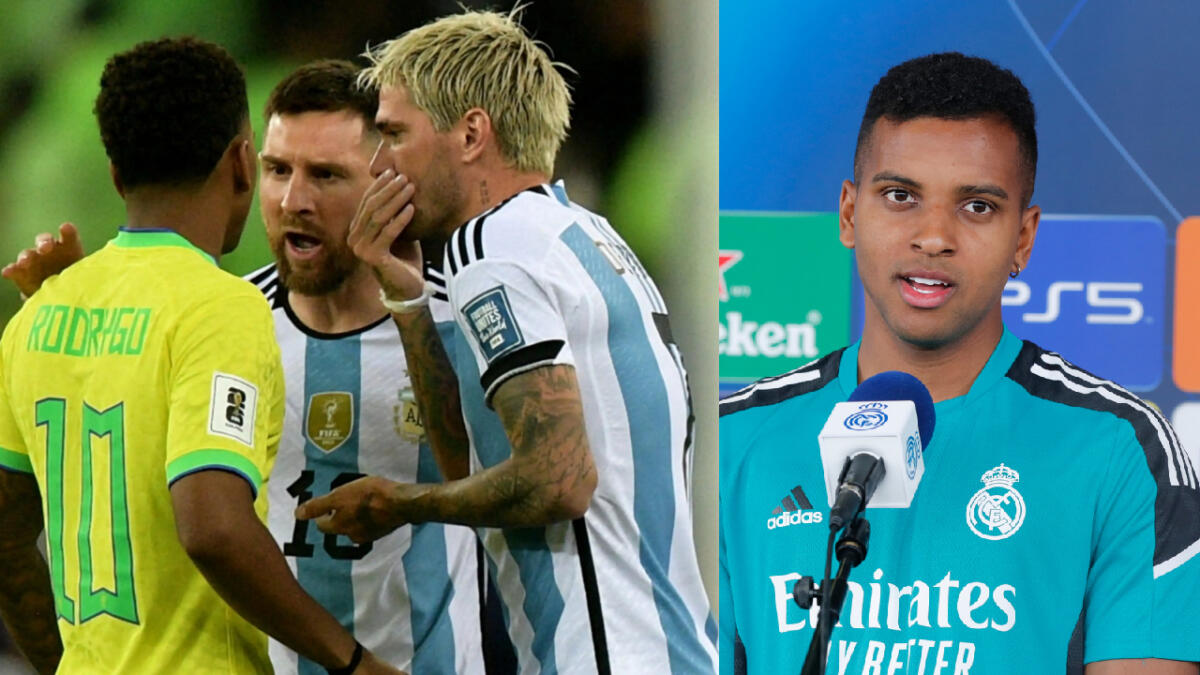 Son altercation avec Lionel Messi en sélection, Rodrygo balance : « Le Real m’interdit d’en parler »