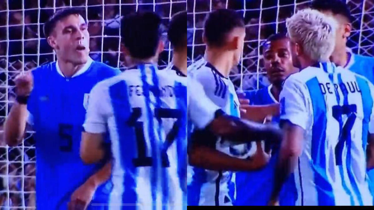 Manuel Ugarte s’en prend à Rodrigo De Paul à cause de Messi, la scène devient virale !