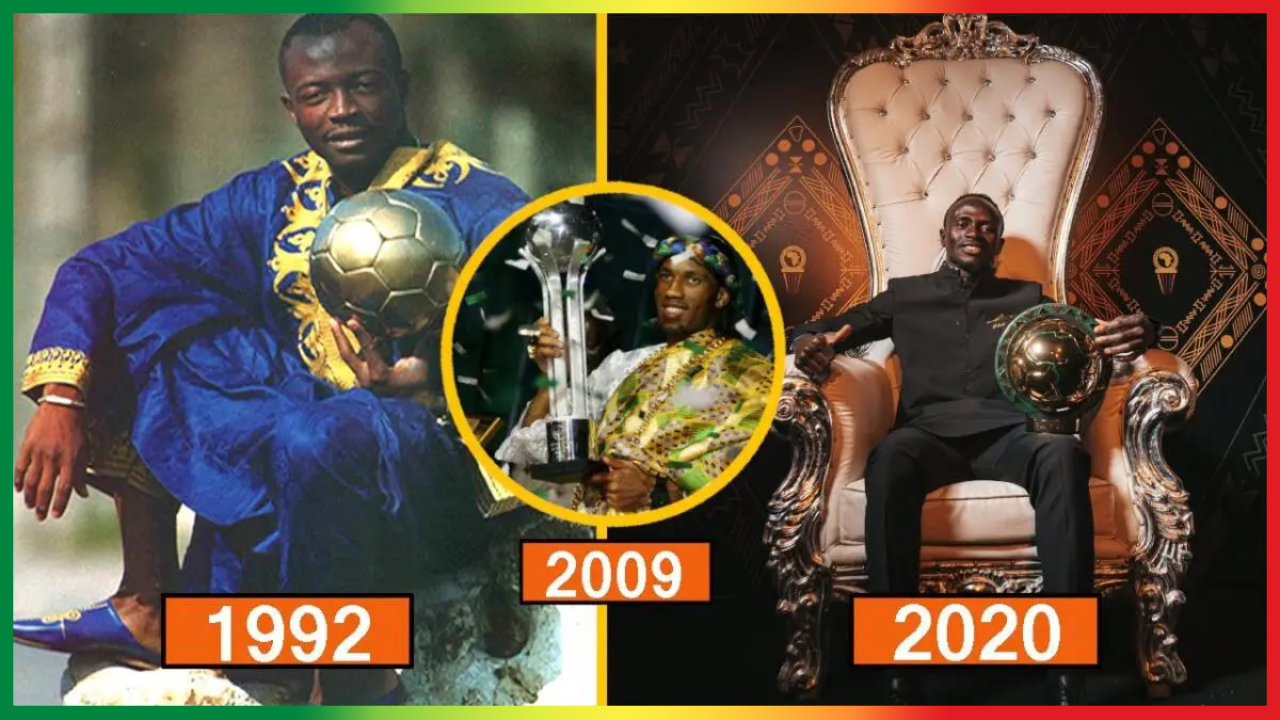 Côte d’Ivoire 2e, Sénégal 4e : Les pays les plus titrés au Ballon d’Or africain
