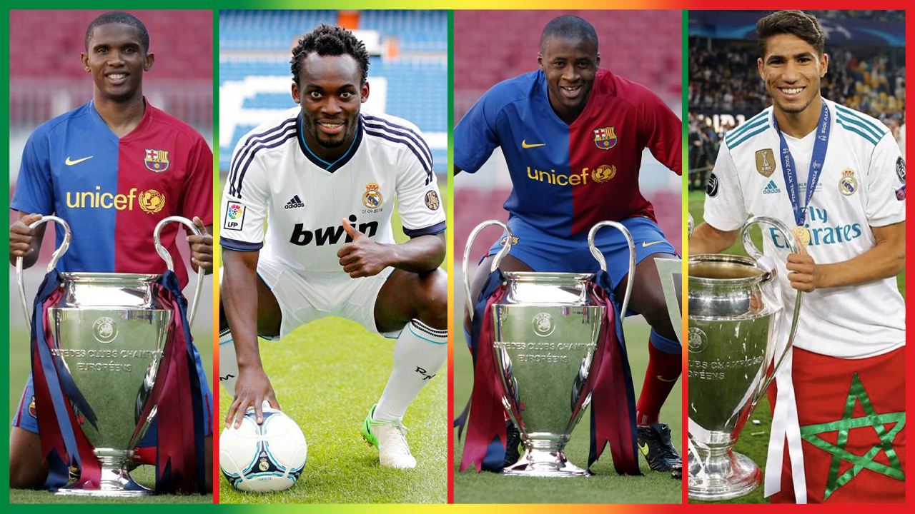 Yaya Touré 4e, Adebayor 9e, le classement combiné des meilleurs joueurs africains du Real Madrid et du Barça