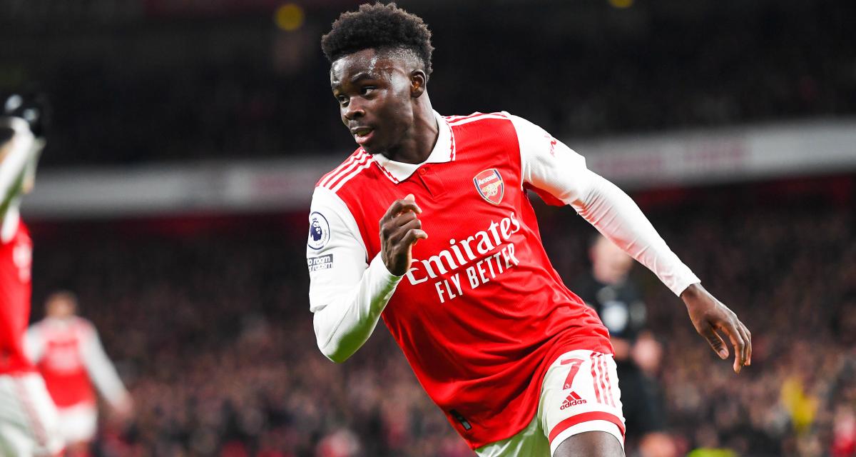 1200 L arsenal bukayo saka signe le 1er double double de la saison en pl