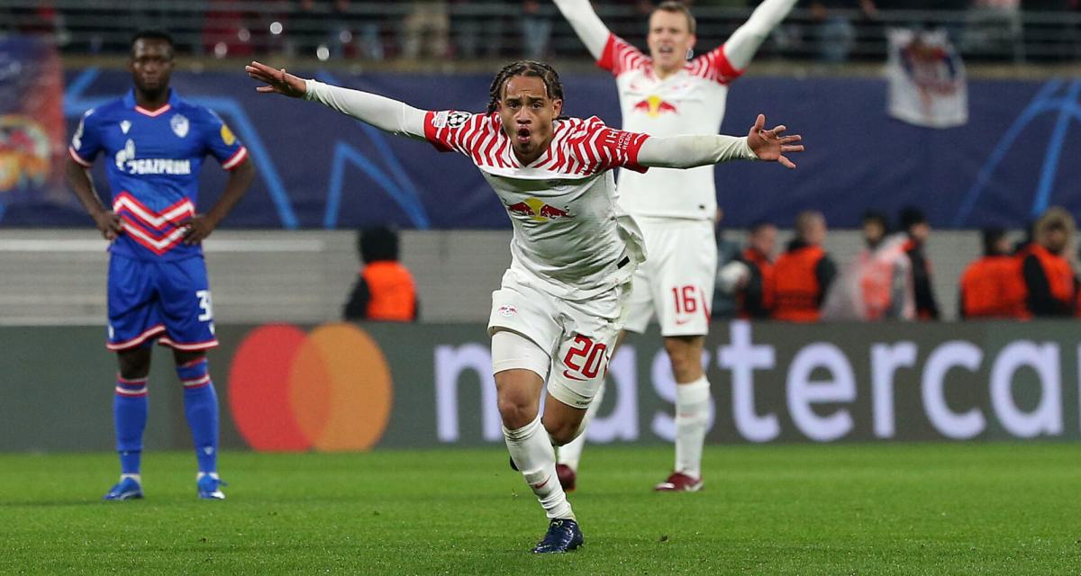 1200 L psg leipzig est fou de xavi simons aprs son but incroyable