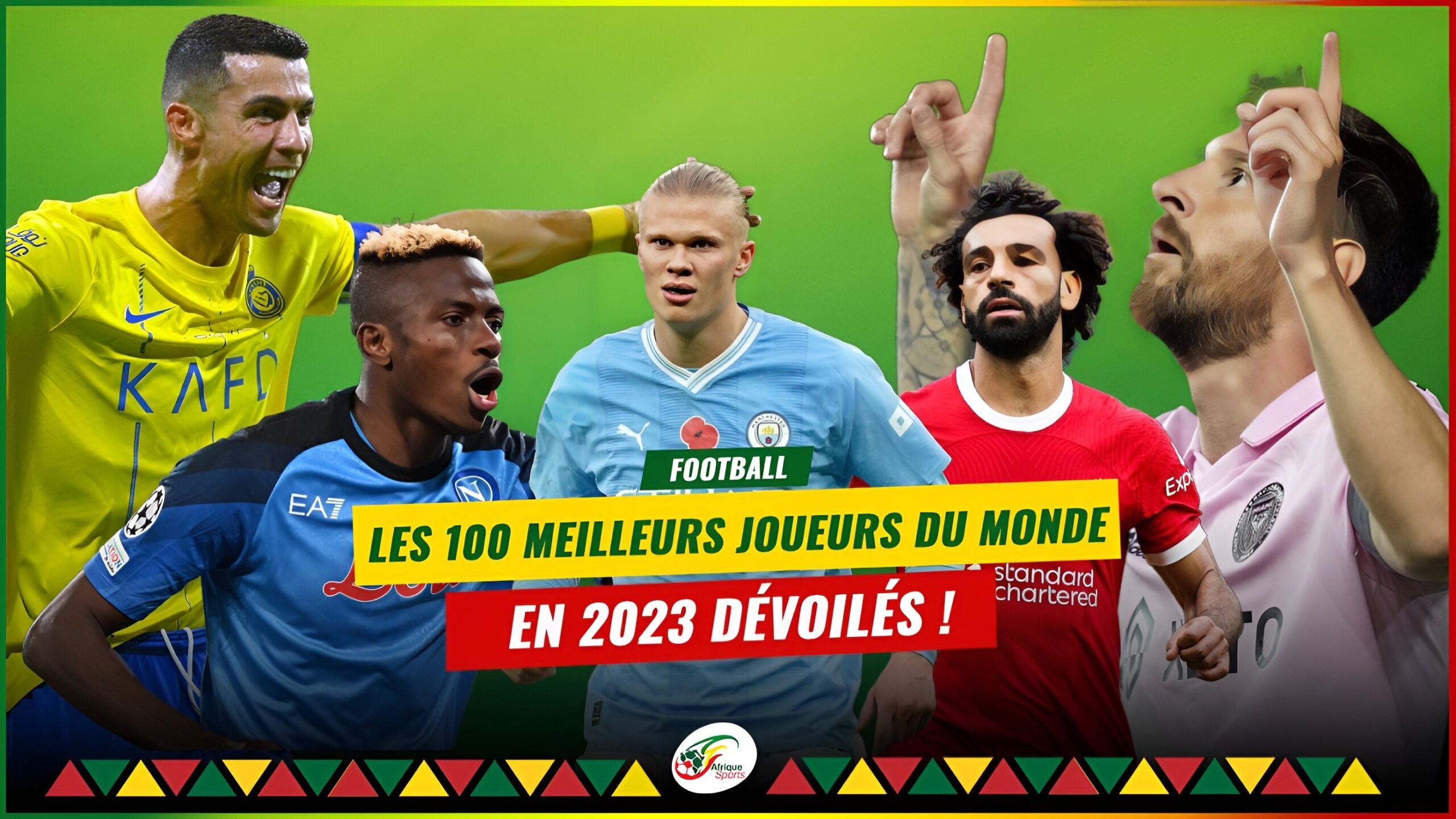 Mbappé 3e, Messi 10e, Ronaldo, les 100 meilleurs joueurs du monde 2023  