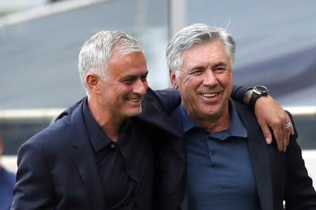 José Mourinho et Carlo Ancelotti