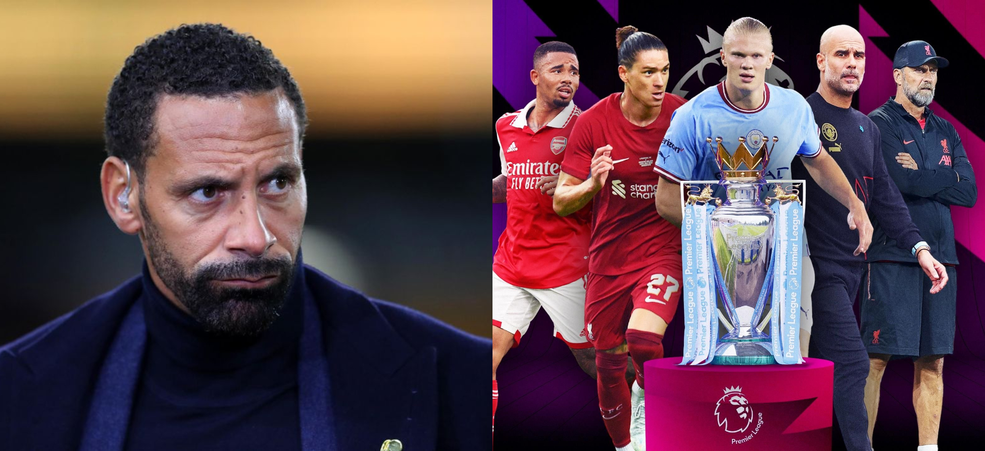 Premier League : Liverpool, Arsenal ou City, le pronostic très surprenant de Rio Ferdinand