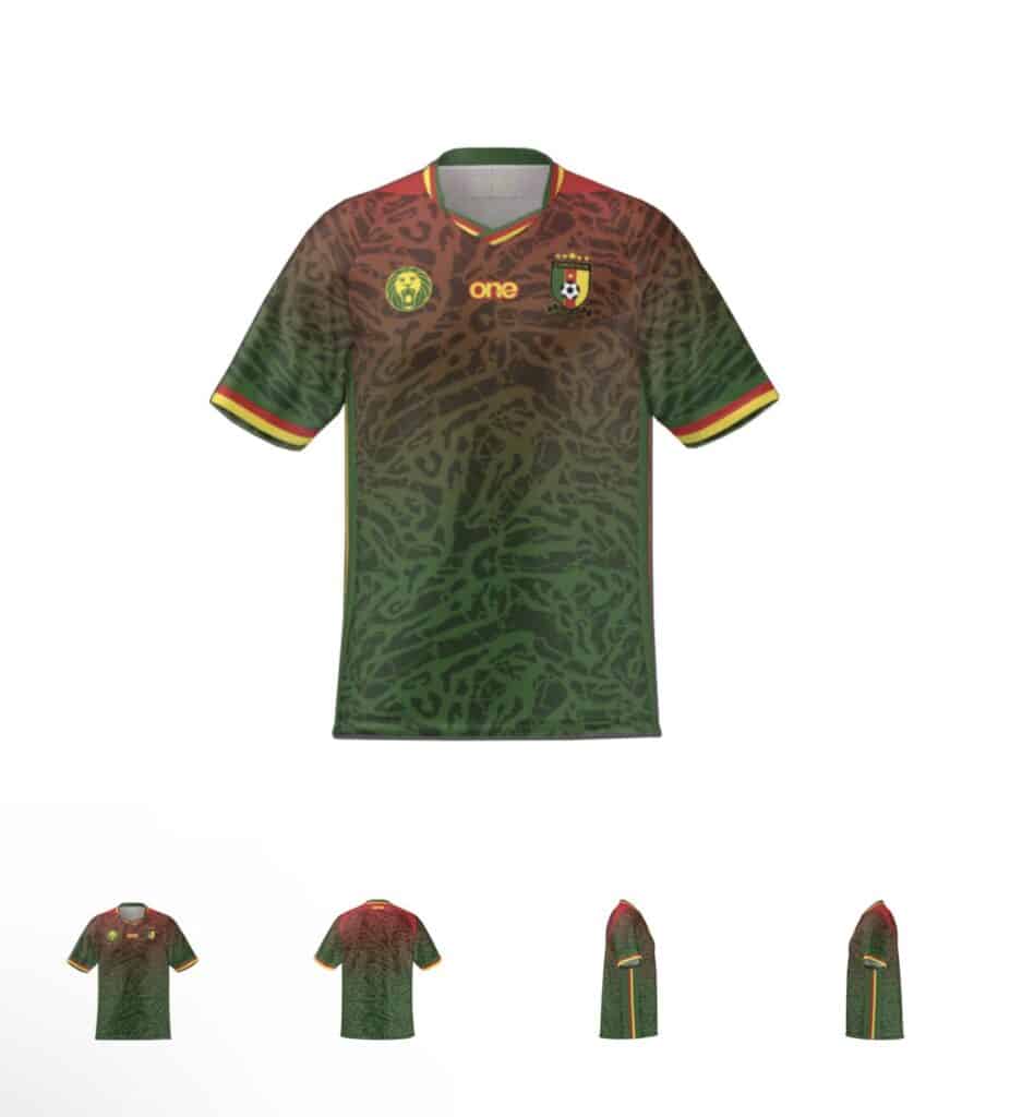 Le nouveau maillot vert du Cameroun pour la CAN 2023